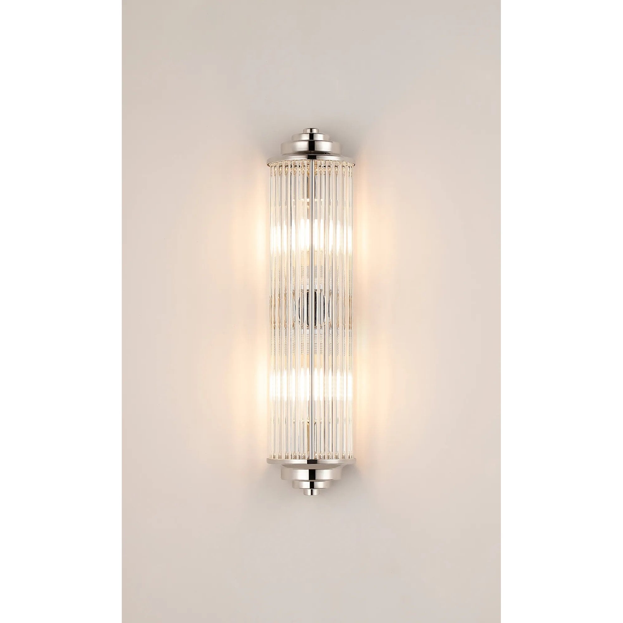 Appeal Small Flush Polished Nickel Wall Fitting IP44