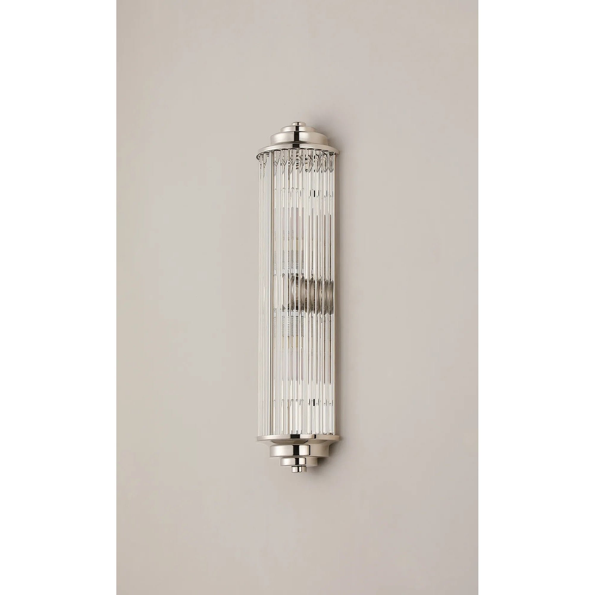 Appeal Small Flush Polished Nickel Wall Fitting IP44