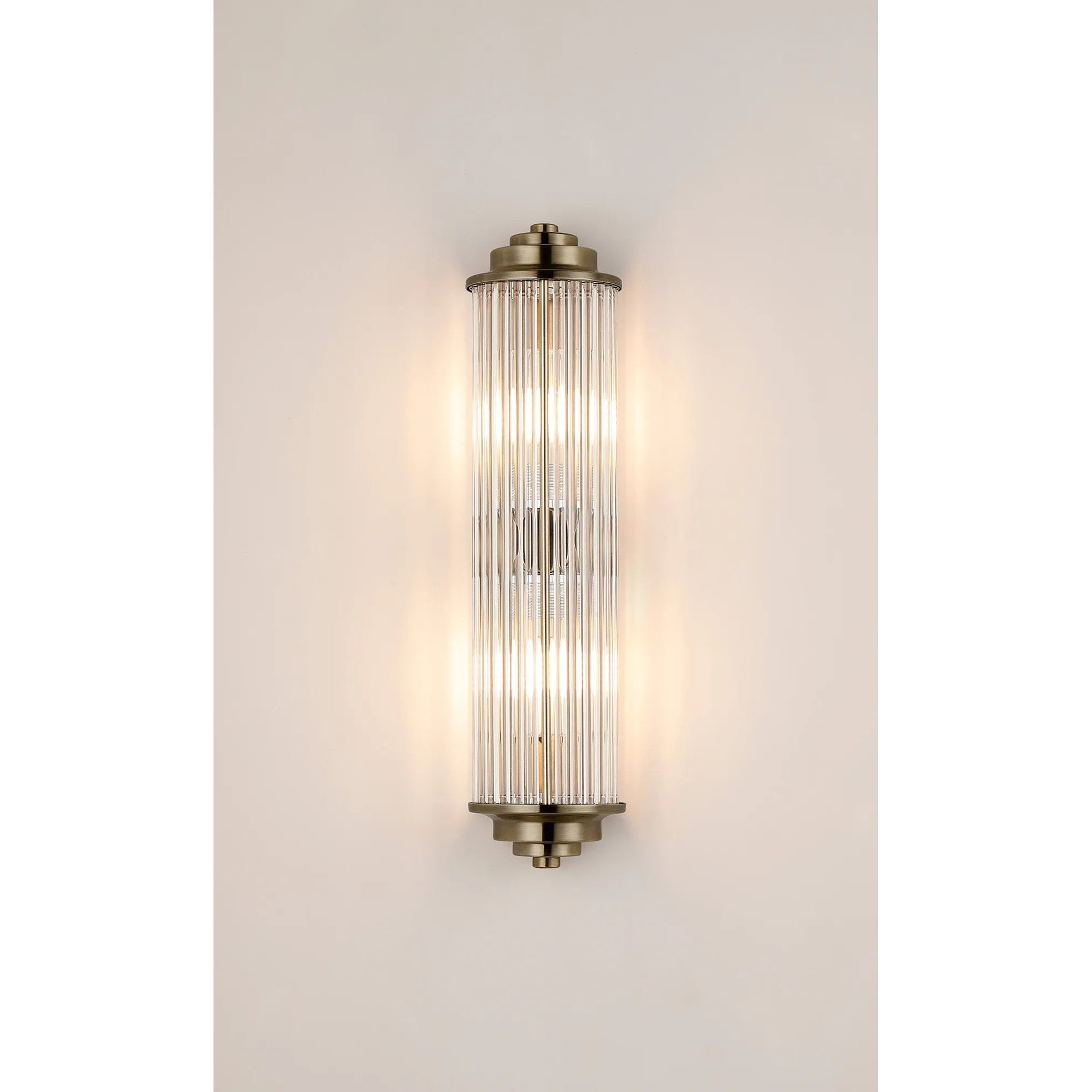 Appeal Small Flush Wall Antique Brass Fitting IP44