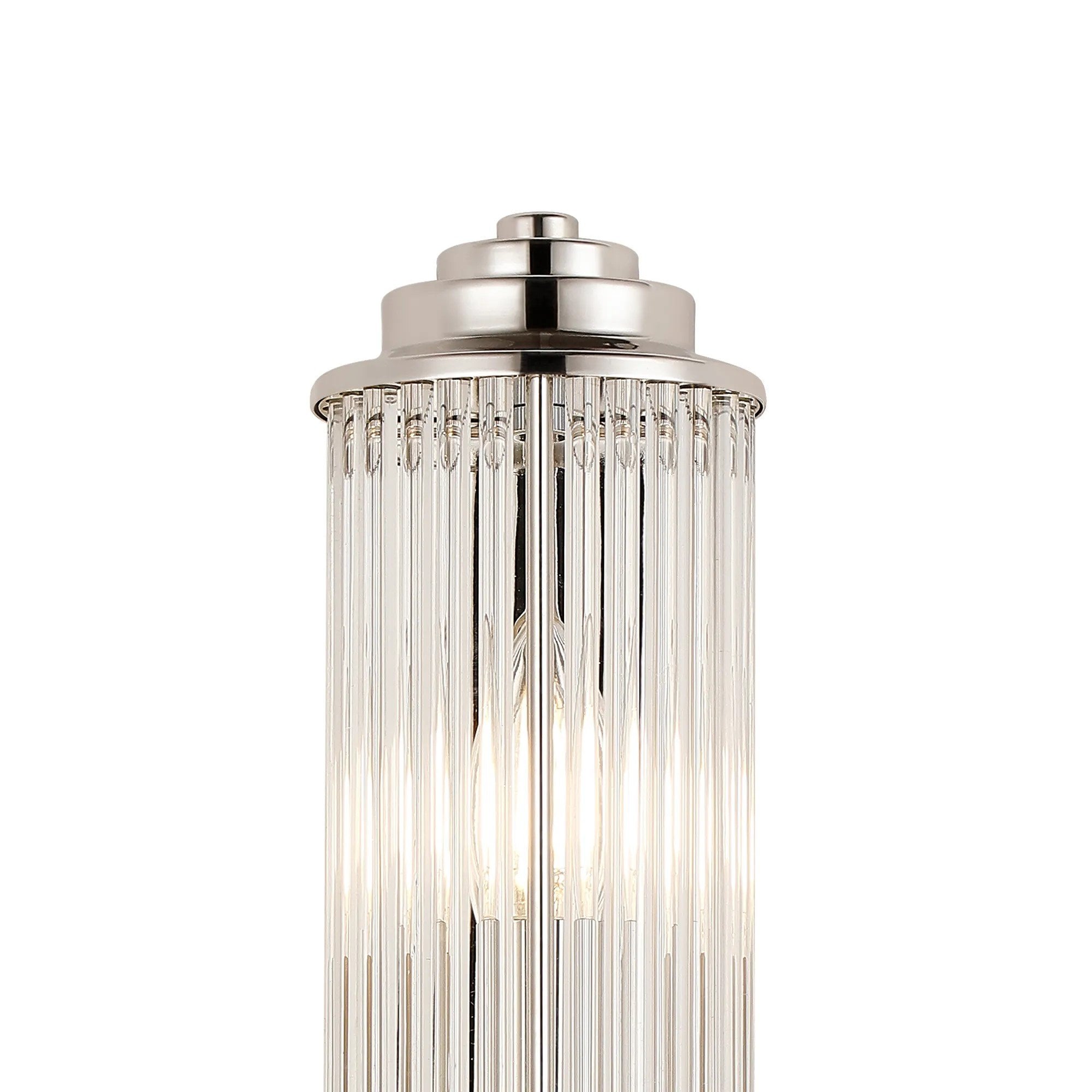 Appeal Large Flush Polished Nickel Wall Fitting IP44