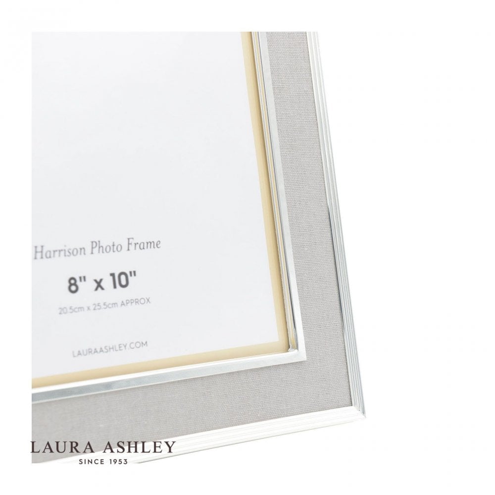 Harrison Pale Charcoal Grey Linen Photo Frame 8x10 Inch