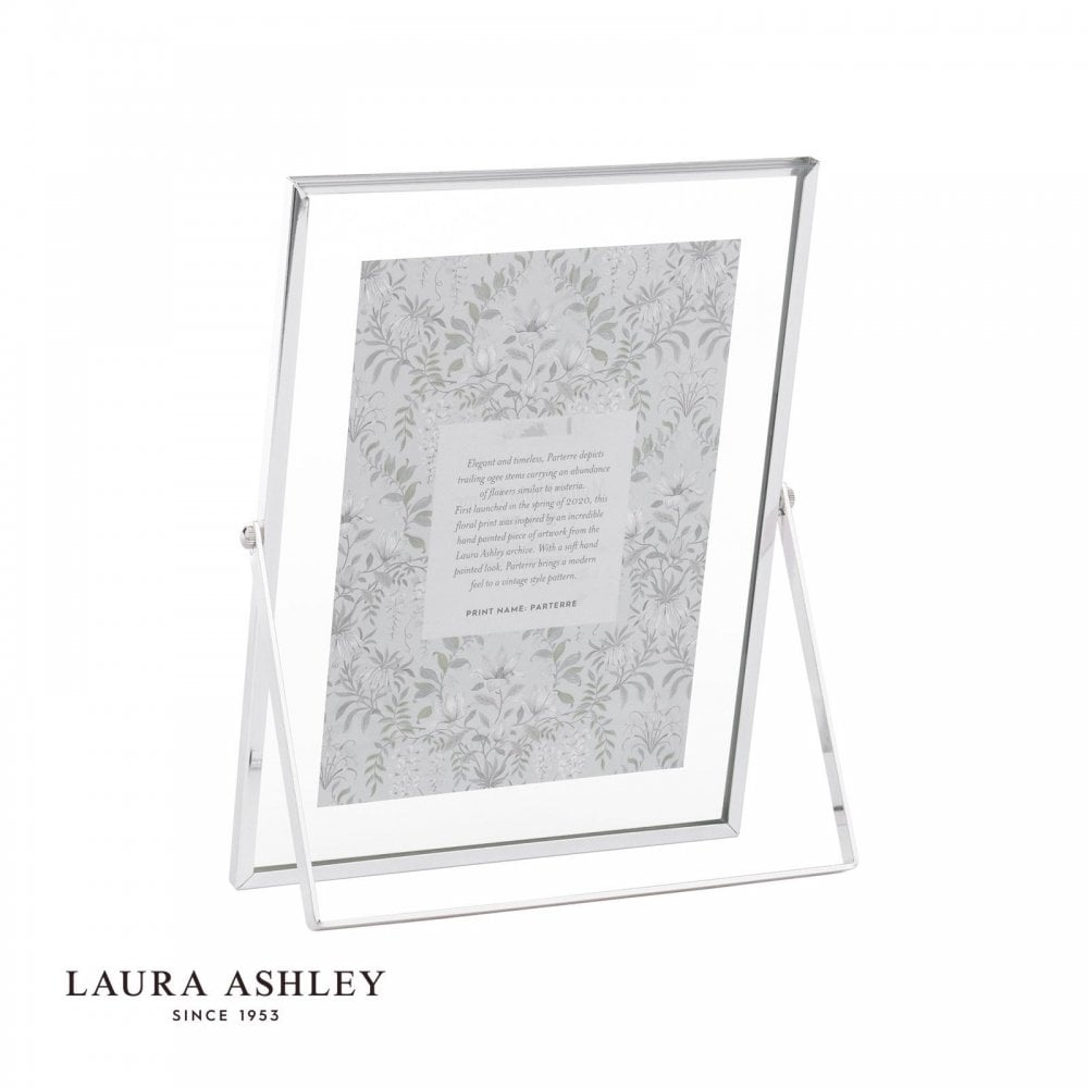 Moira 5x7 Inch Polished Silver & Glass Photo Frame