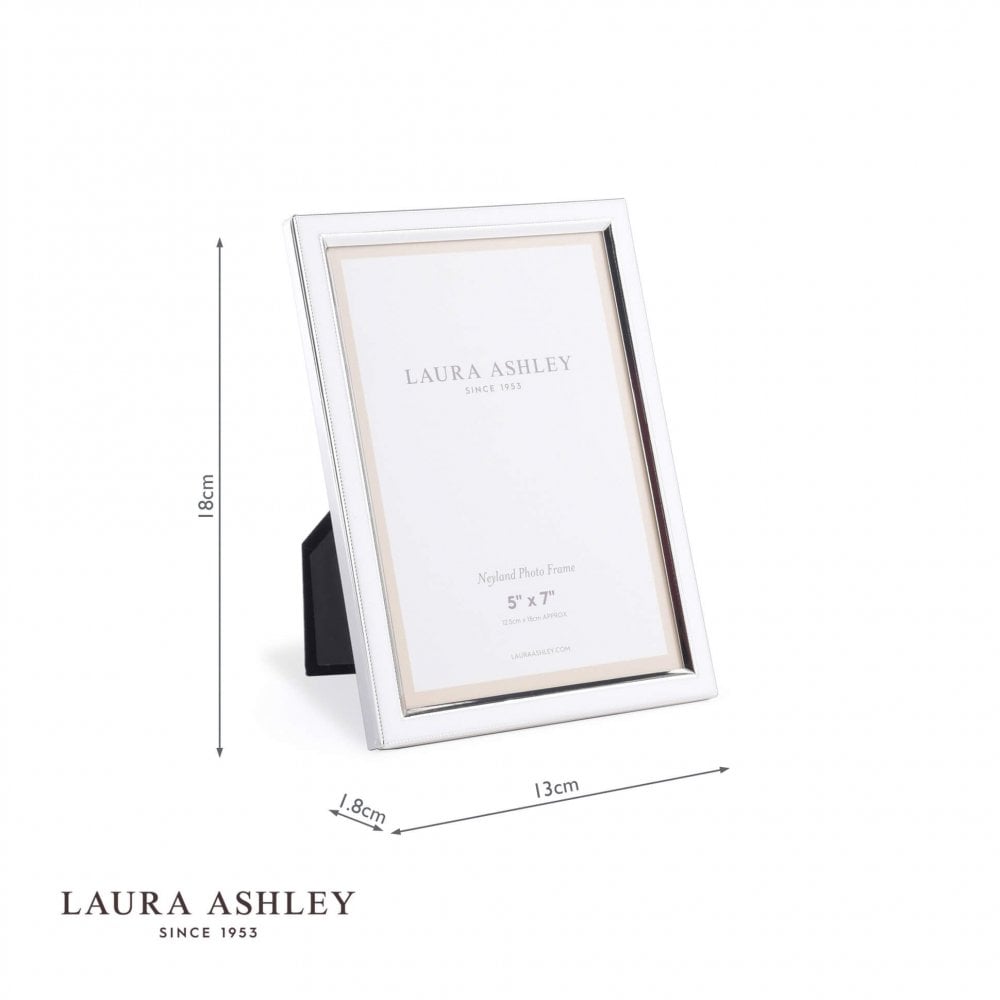 Neyland Silver Plated 5x7 Inch Photo Frame