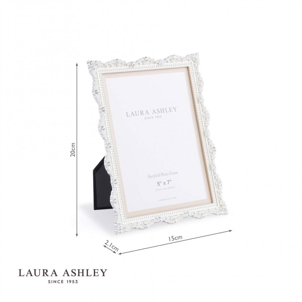 Sherfield Silver Plated 5x7 Inch Photo Frame