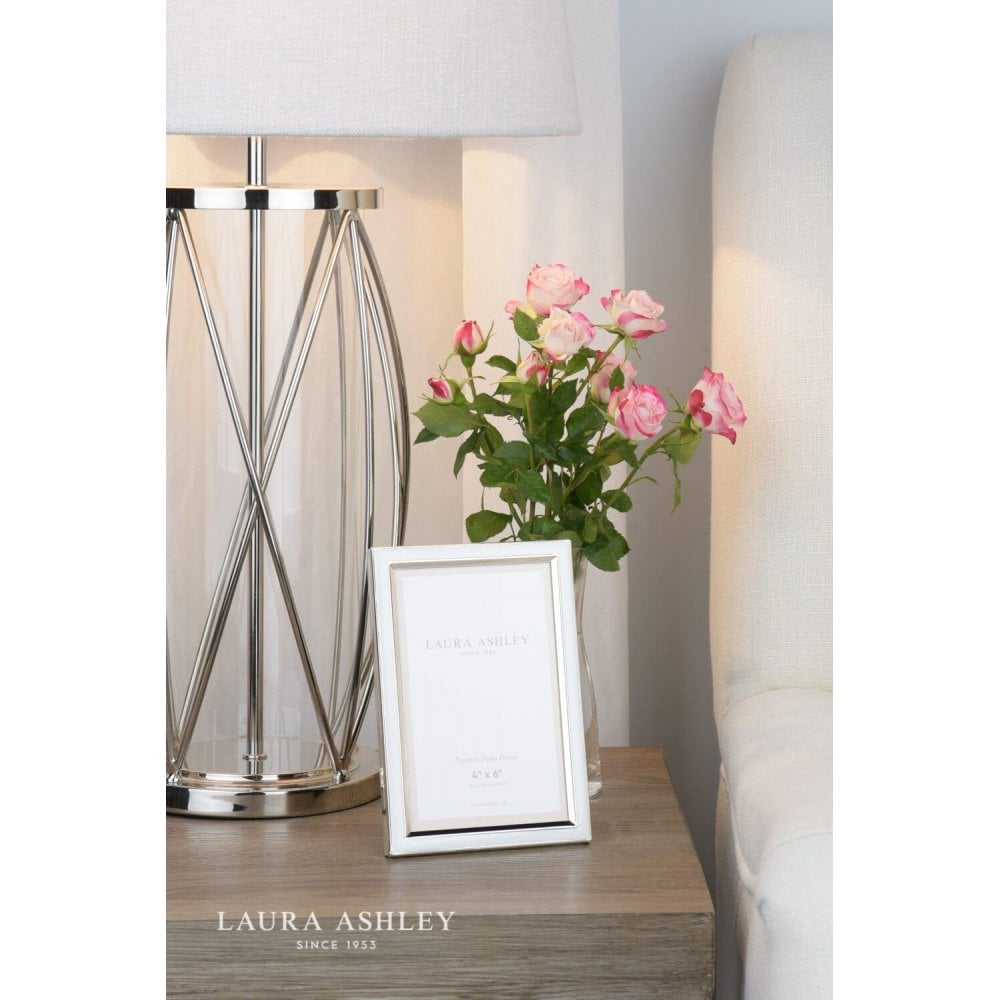 Steynton Silver Plated 4x6 Inch Photo Frame