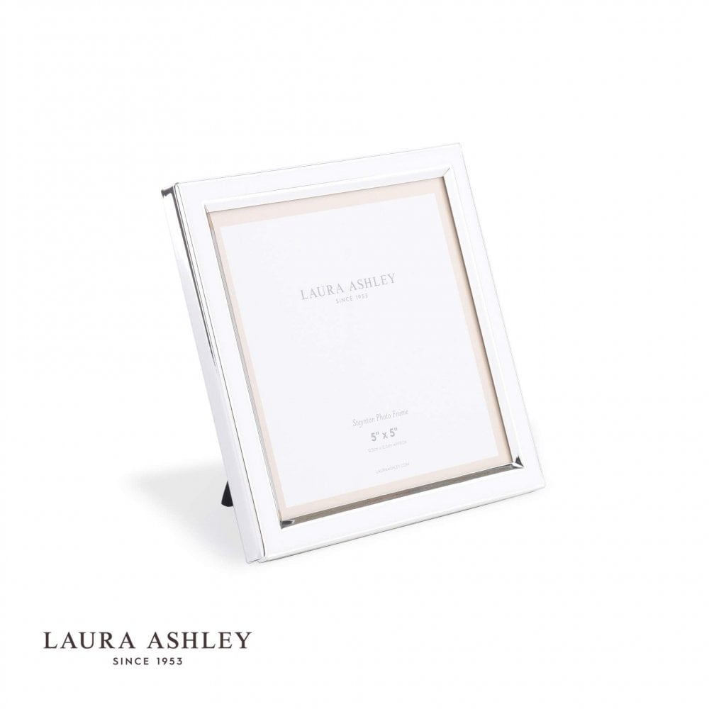 Steynton Square Silver Plated 5x5 Inch Photo Frame