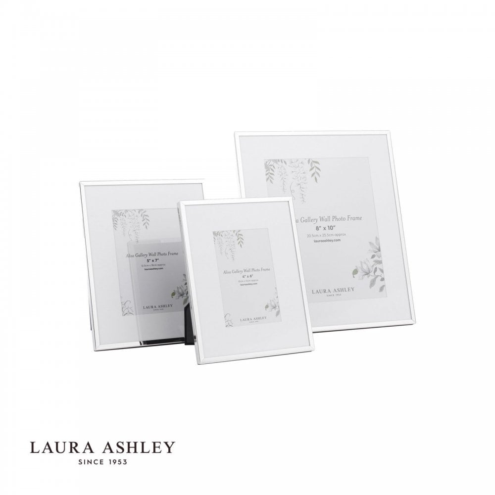 Set of 3 Alisa Polished Silver Photo Frames