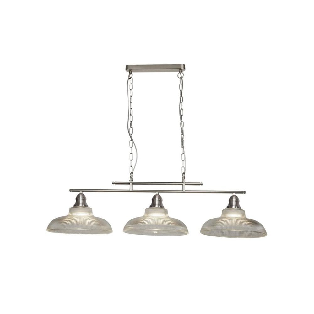 Bistro III Light Bar Pendant Satin Silver