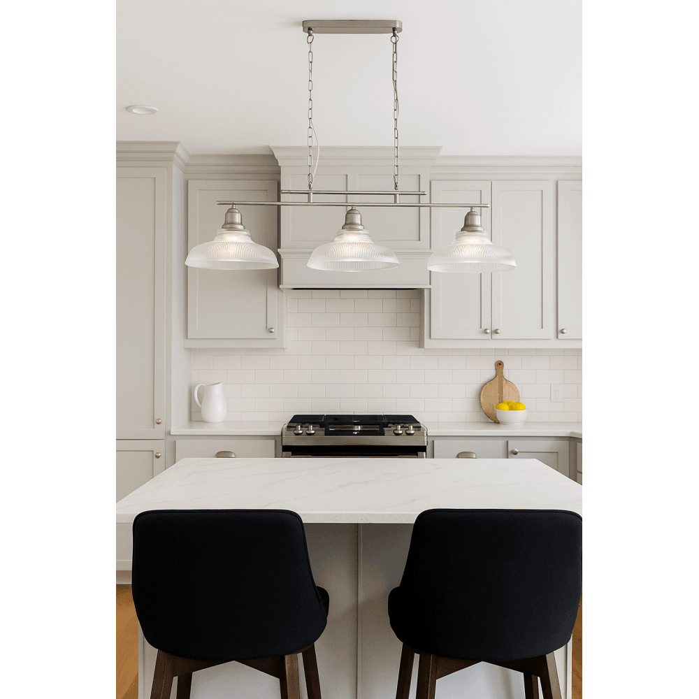 Bistro III Light Bar Pendant Satin Silver