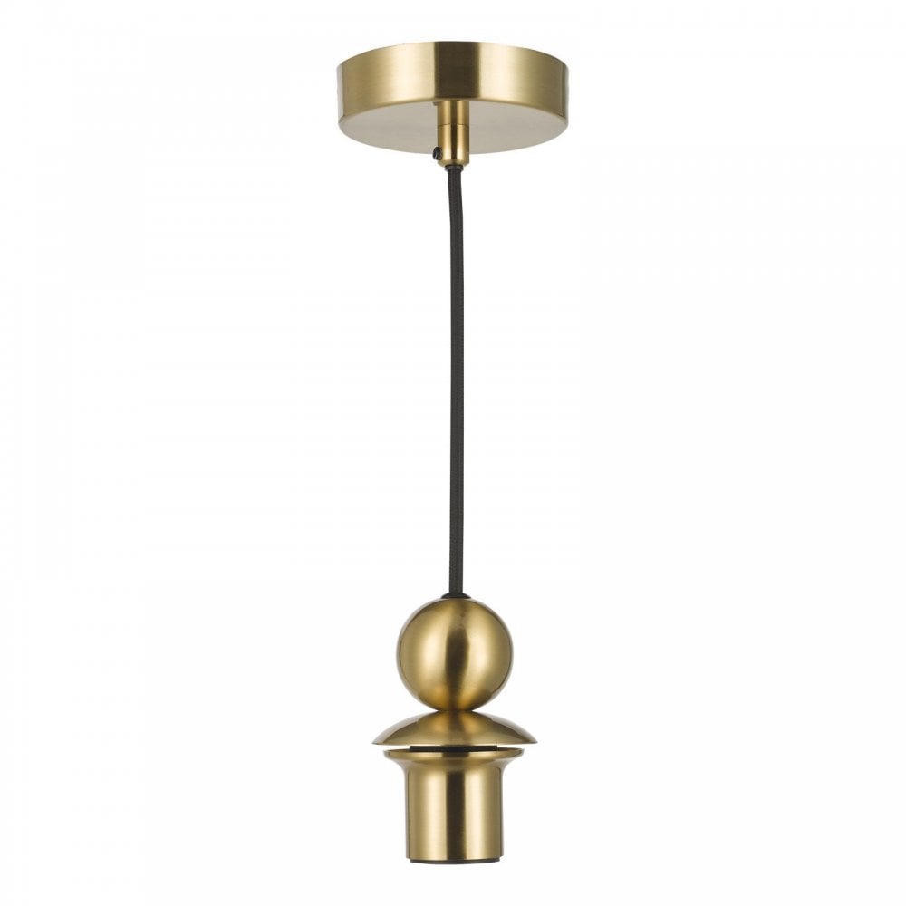 Single Satin Brass 1650mm Suspension