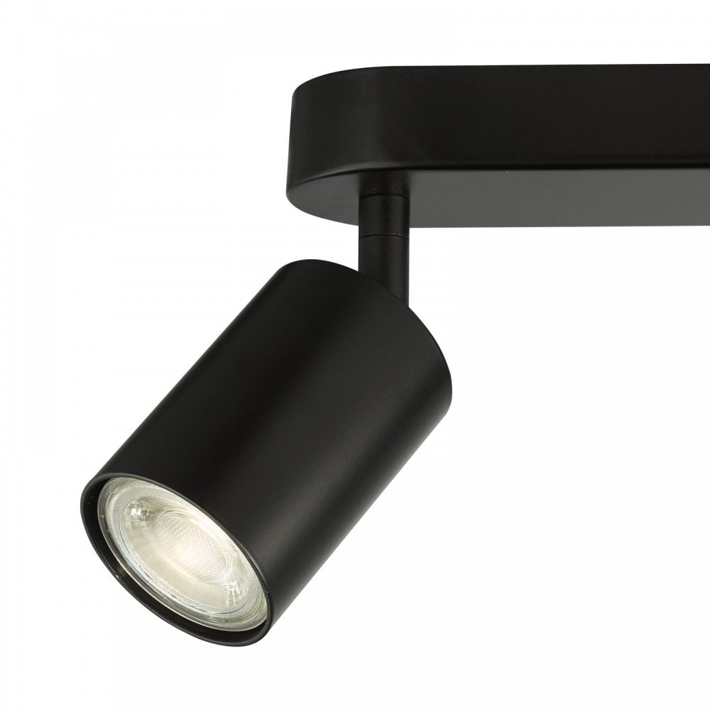 Cawley 4 Light Matt Black Spotlight Bar