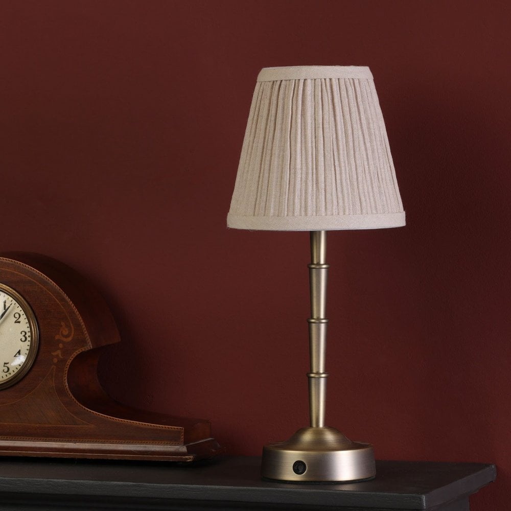 Didina Natural Linen Drum Shade 15cm