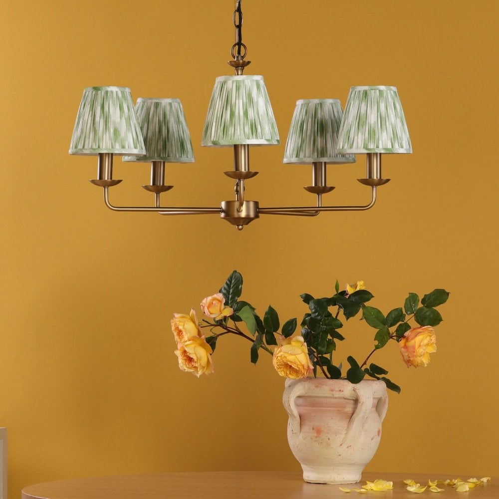 Favian 5 Light Matt Bronze Pendant