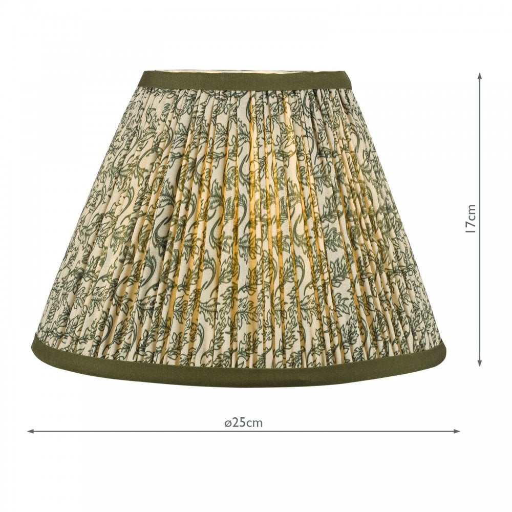 Esther Green 250mm Cotton Empire Shade