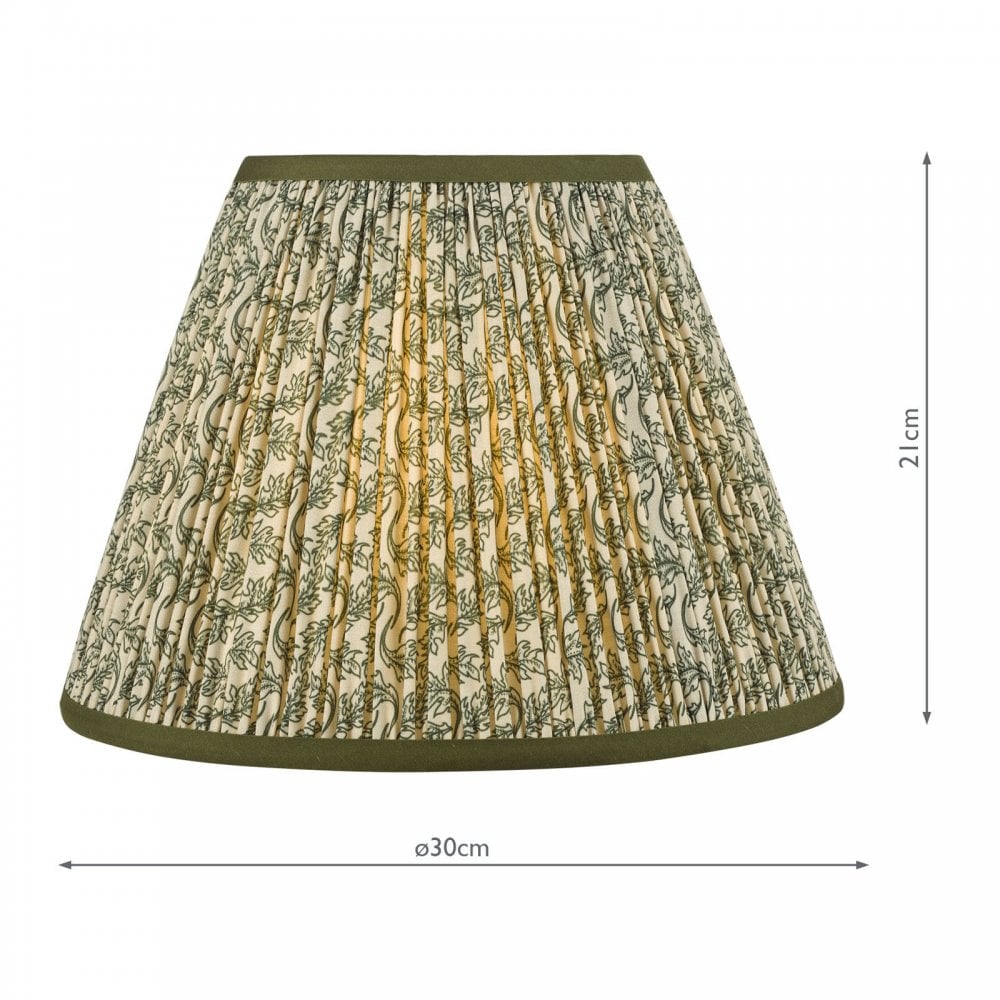 Esther Green 300mm Cotton Empire Shade