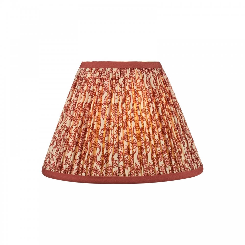 Esther Red 250mm Cotton Empire Shade