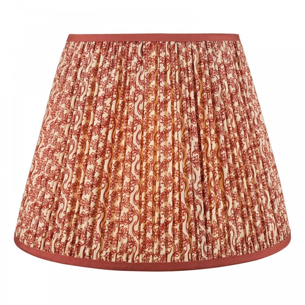Esther Red 400mm Cotton Empire Shade