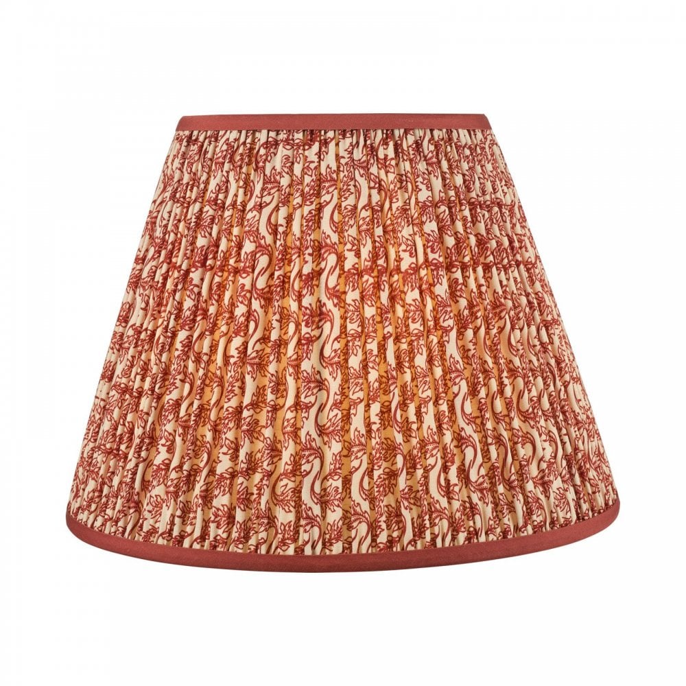 Esther Red 350mm Cotton Empire Shade
