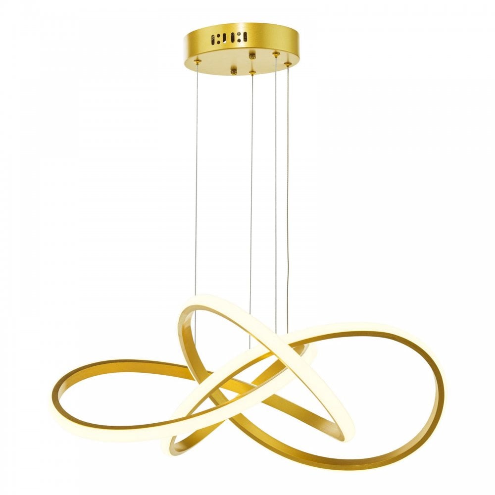 Fusion Satin Gold CCT LED Pendant