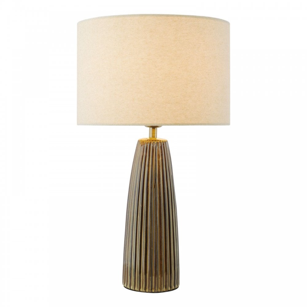 Kaulana Brown Table Lamp C/W Shade
