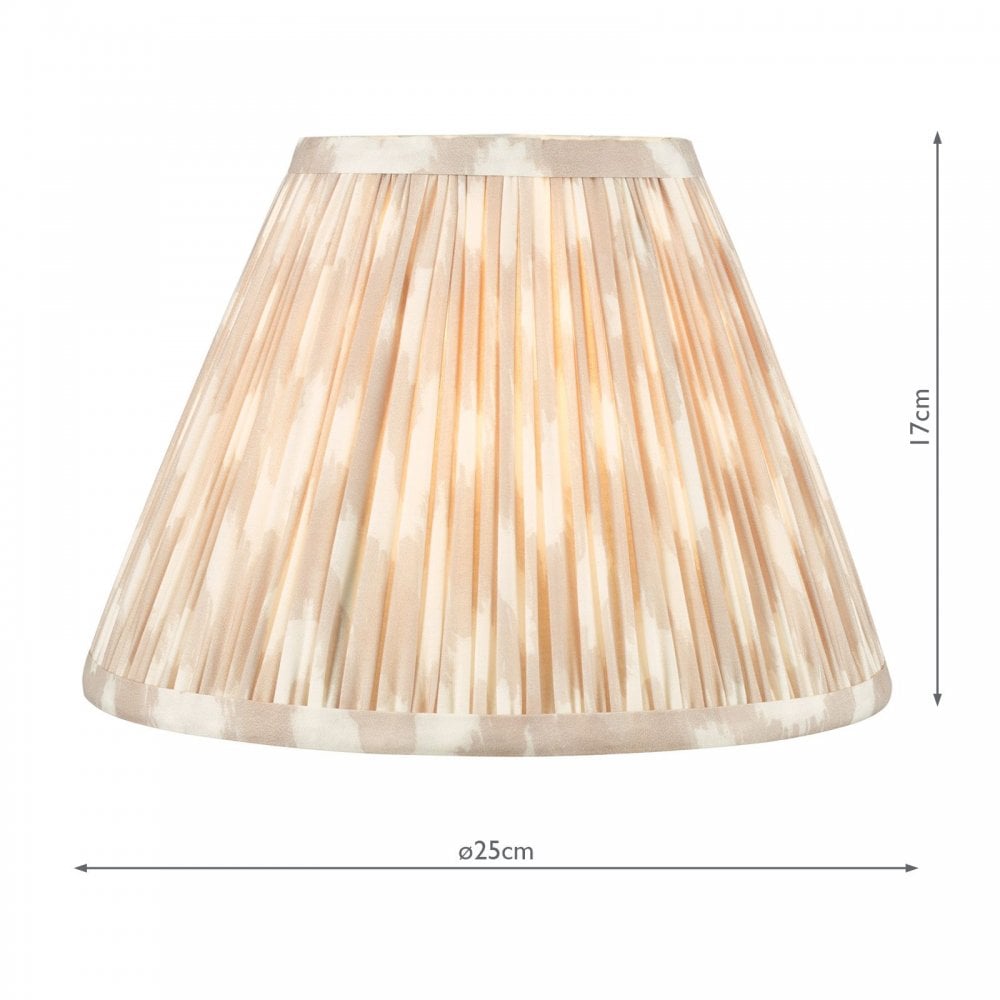 Ikat Taupe 250mm Cotton Empire Shade