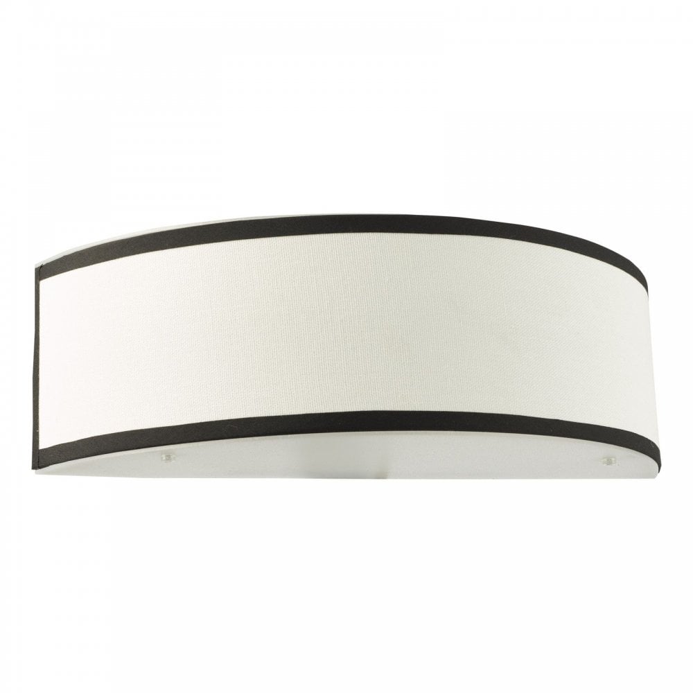 Jemima White & Black Wall Light