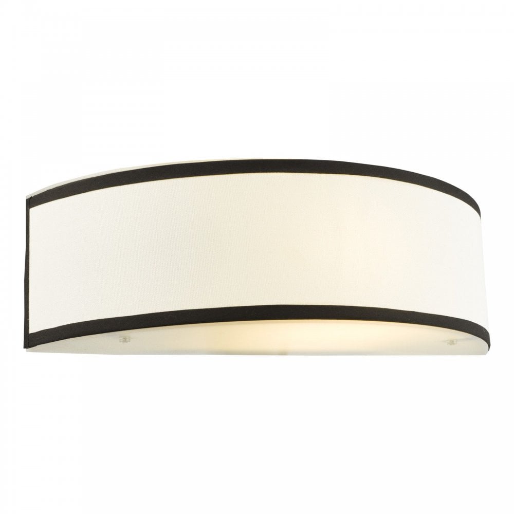 Jemima White & Black Wall Light