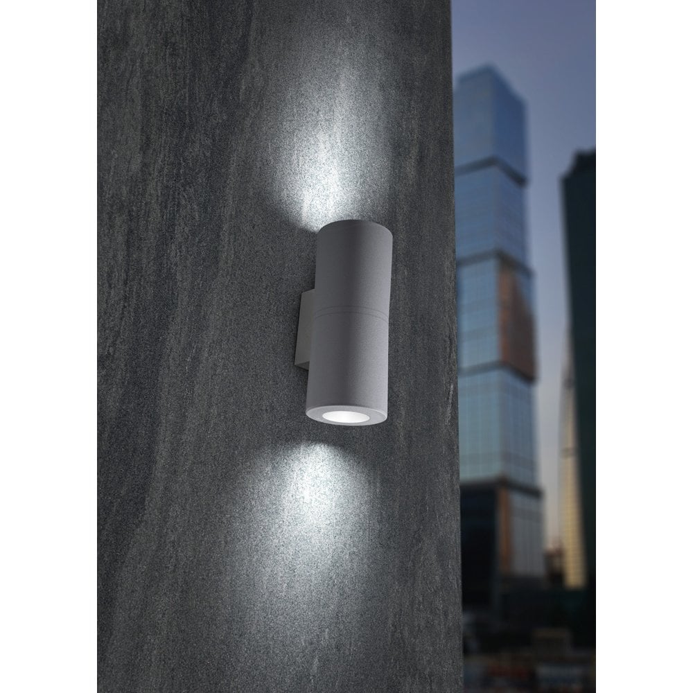 Franca 90 Grey Up and Down 7W Wall Light
