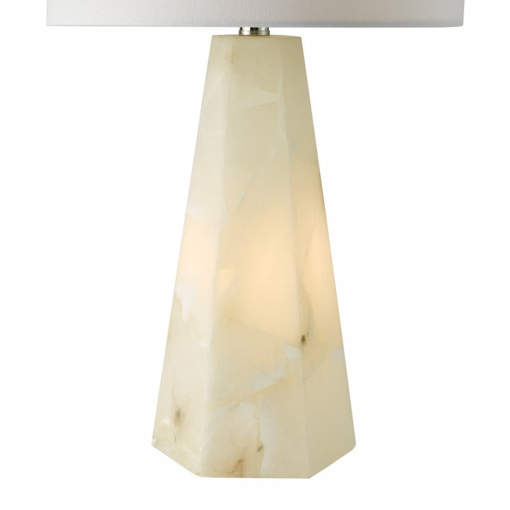 Paget Alabaster Table Lamp Base Only