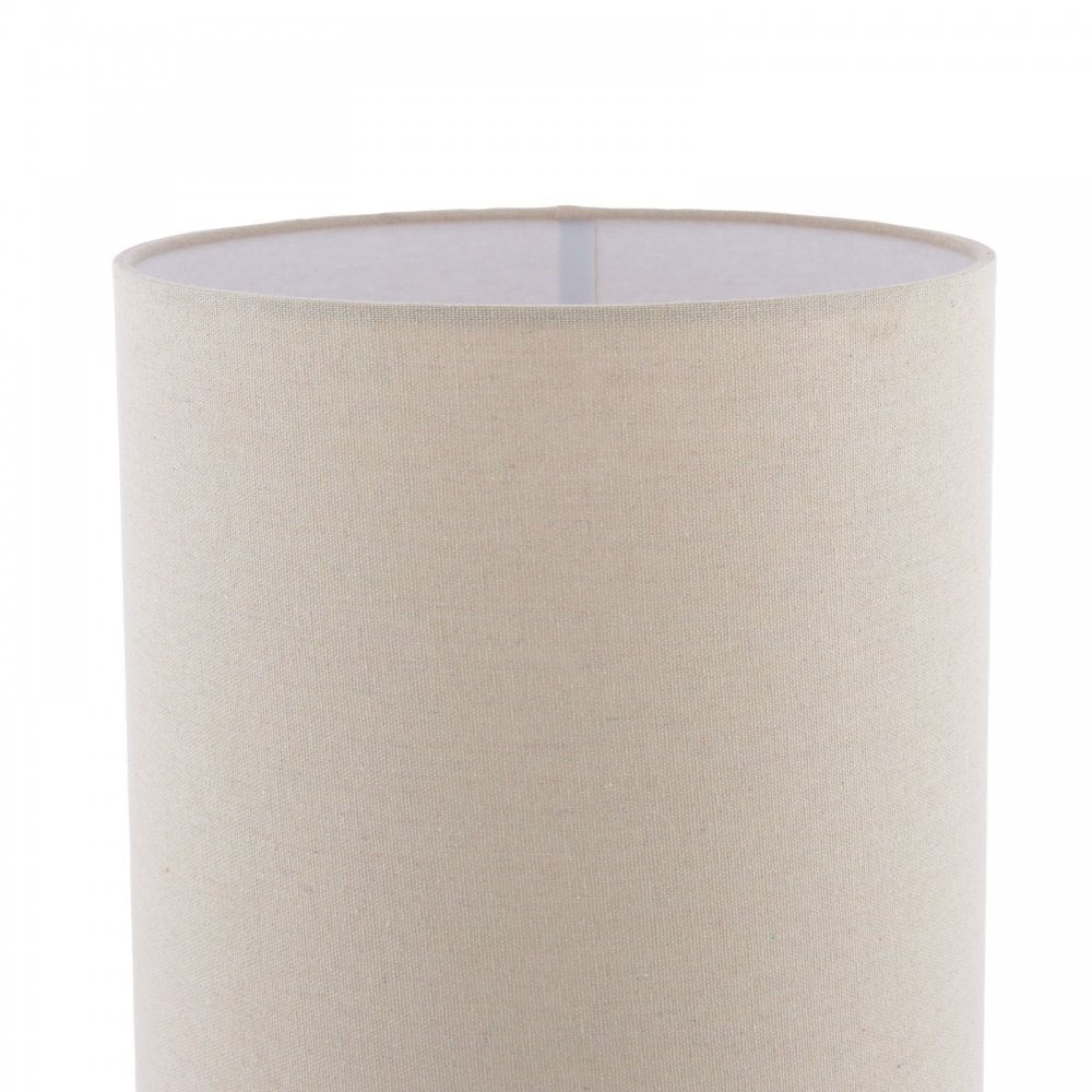 Roetta White & Grey Floor Lamp C/W Shade