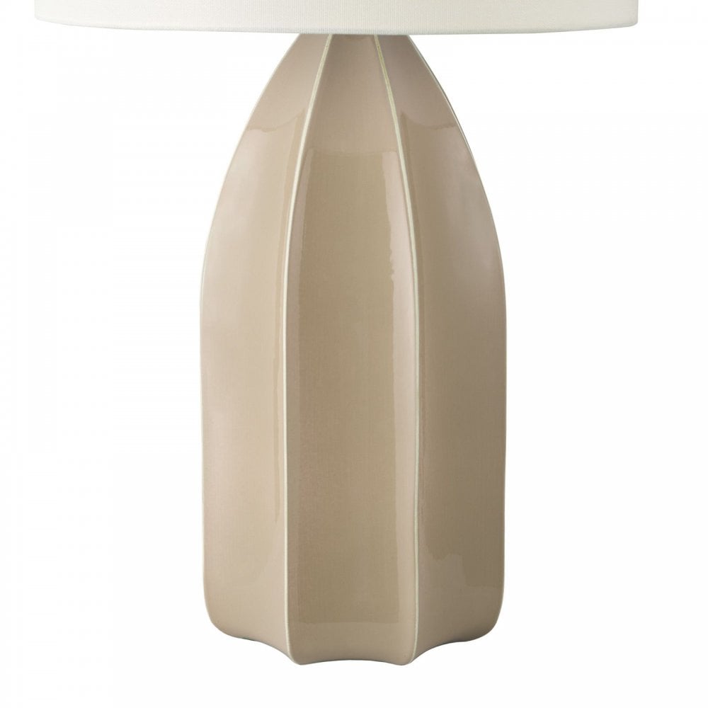 Saundra Taupe Table Lamp C/W Shade