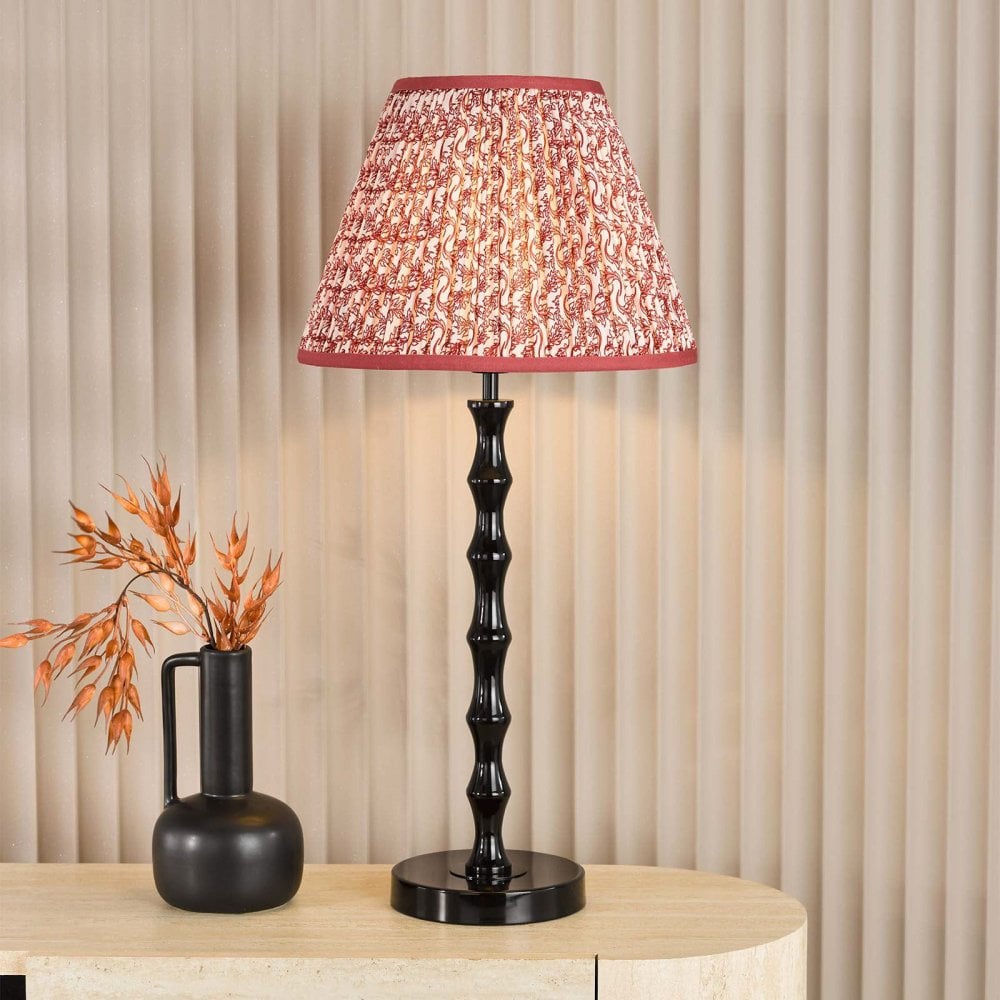 Siyanda Satin Black Table Lamp Base Only