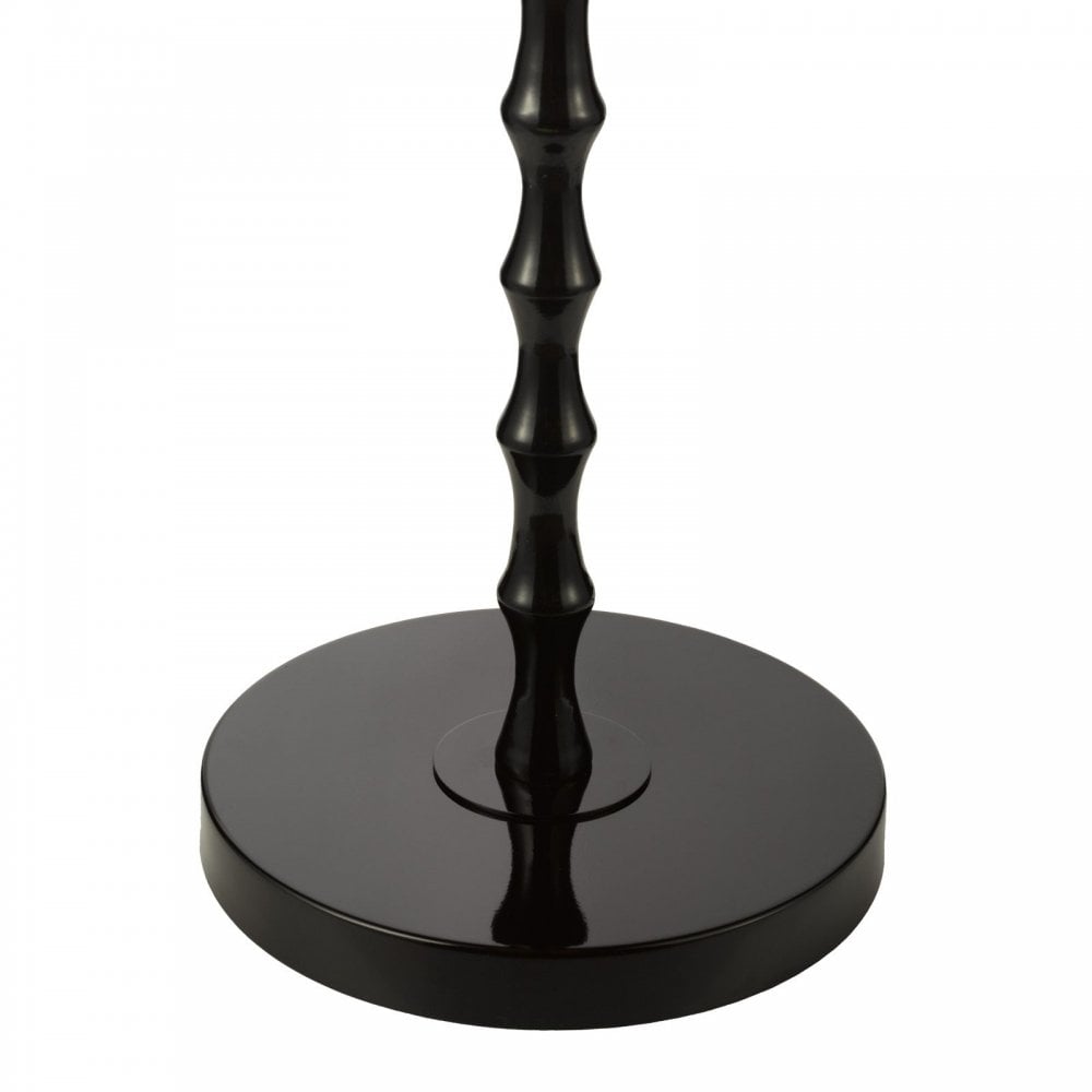 Siyanda Satin Black Floor Lamp Base Only
