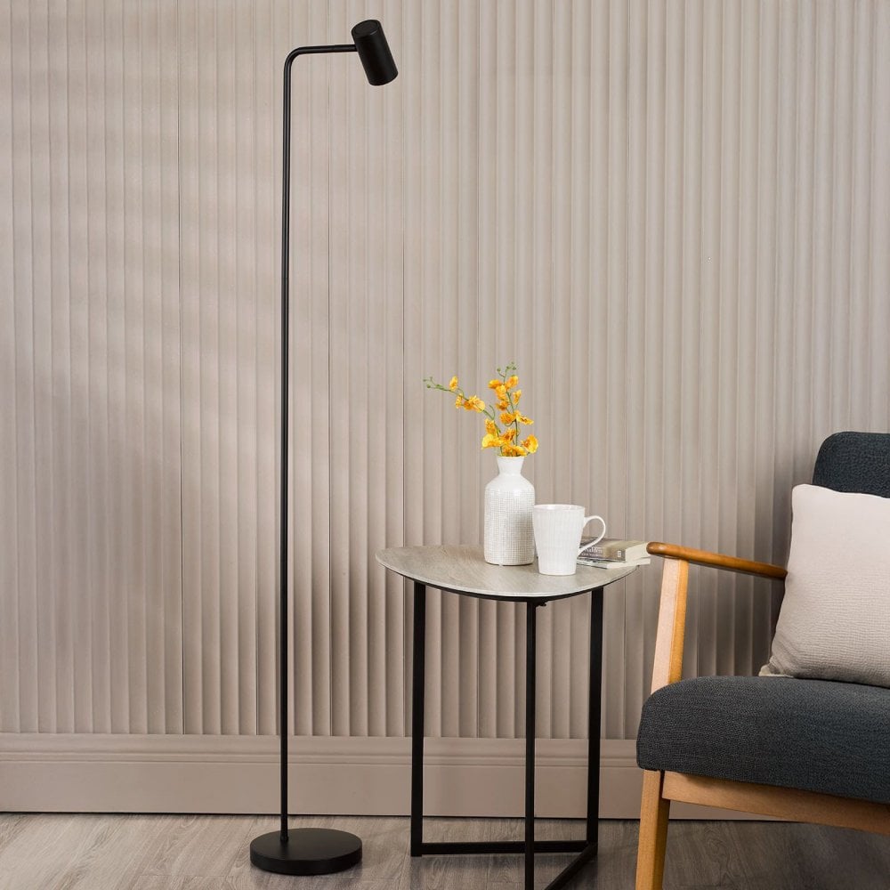 Thierry Matt Black Floor Lamp