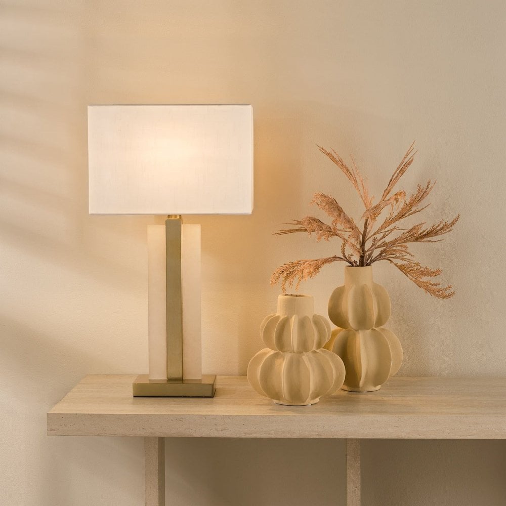 Tokori Gold Table Lamp C/W Shade