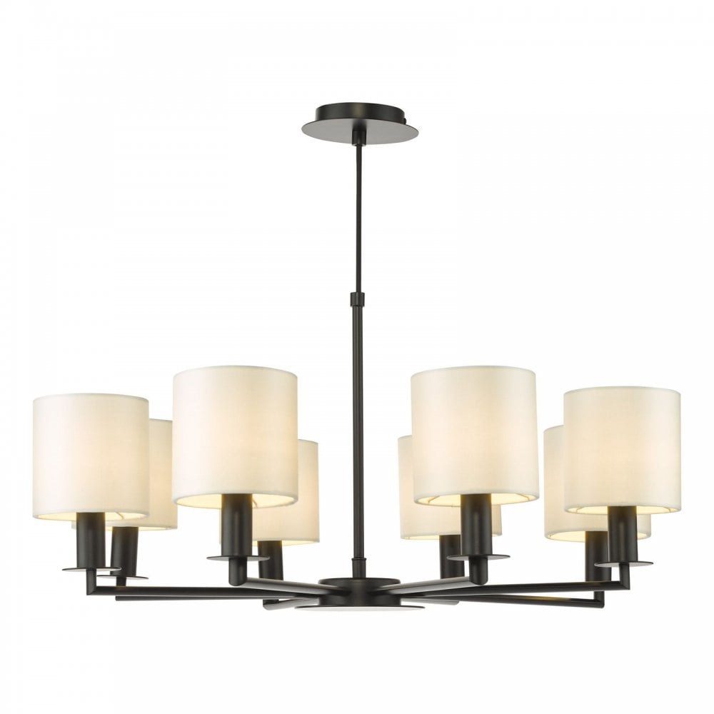 Tyler Matt Black Pendant C/W Shades