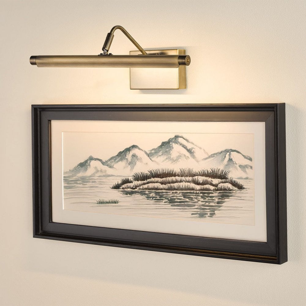 Tyrus 35cm Brushed Bronze LED Picture Light