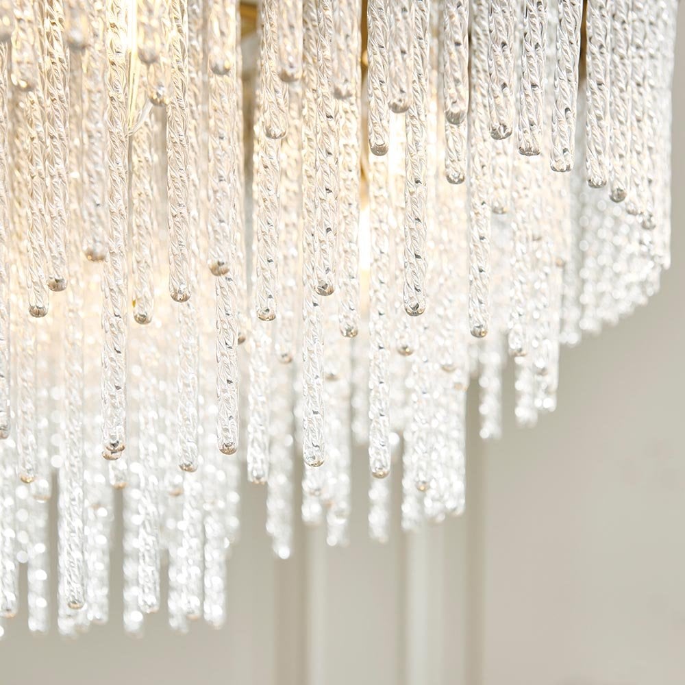 Anistoria 9 Light Brass Ceiling Pendant