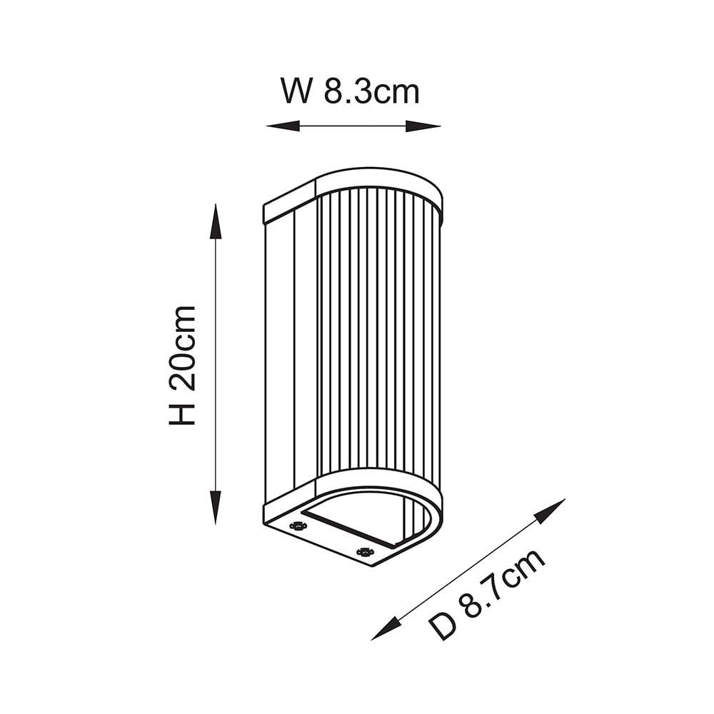 Ridgeton Single Antique Brass Wall Light