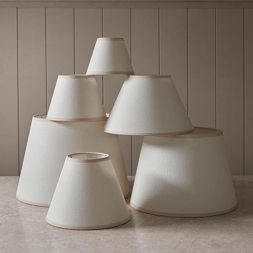 Ivy Tapered Almond White 200mm Shade
