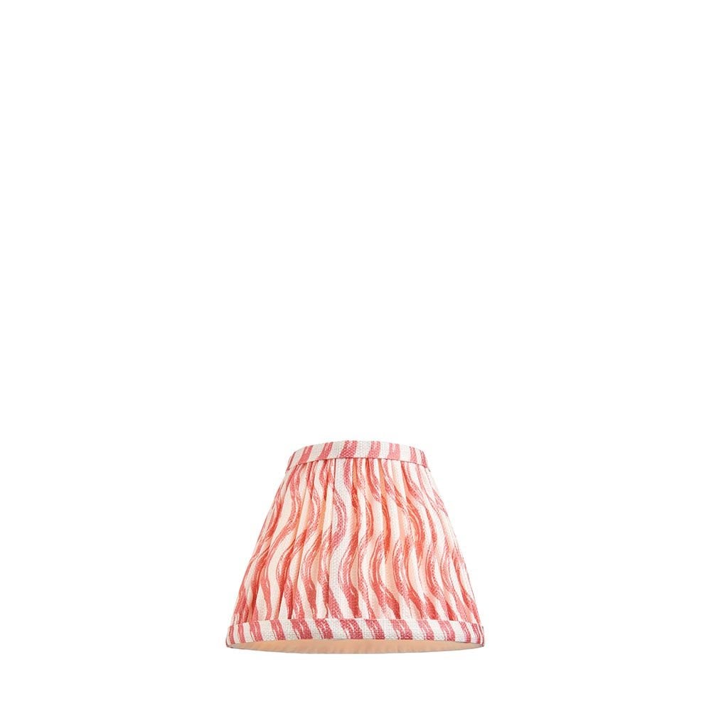 Ripple 160mm Coral Pink Tapered Shade