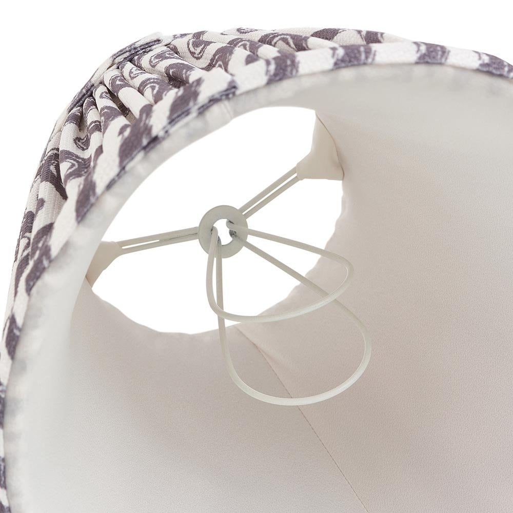 Ripple 160mm Pearl Grey Tapered Shade