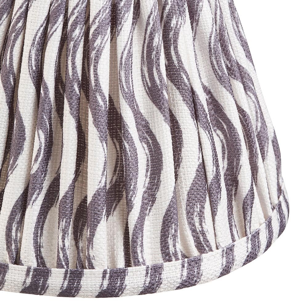 Ripple 160mm Pearl Grey Tapered Shade
