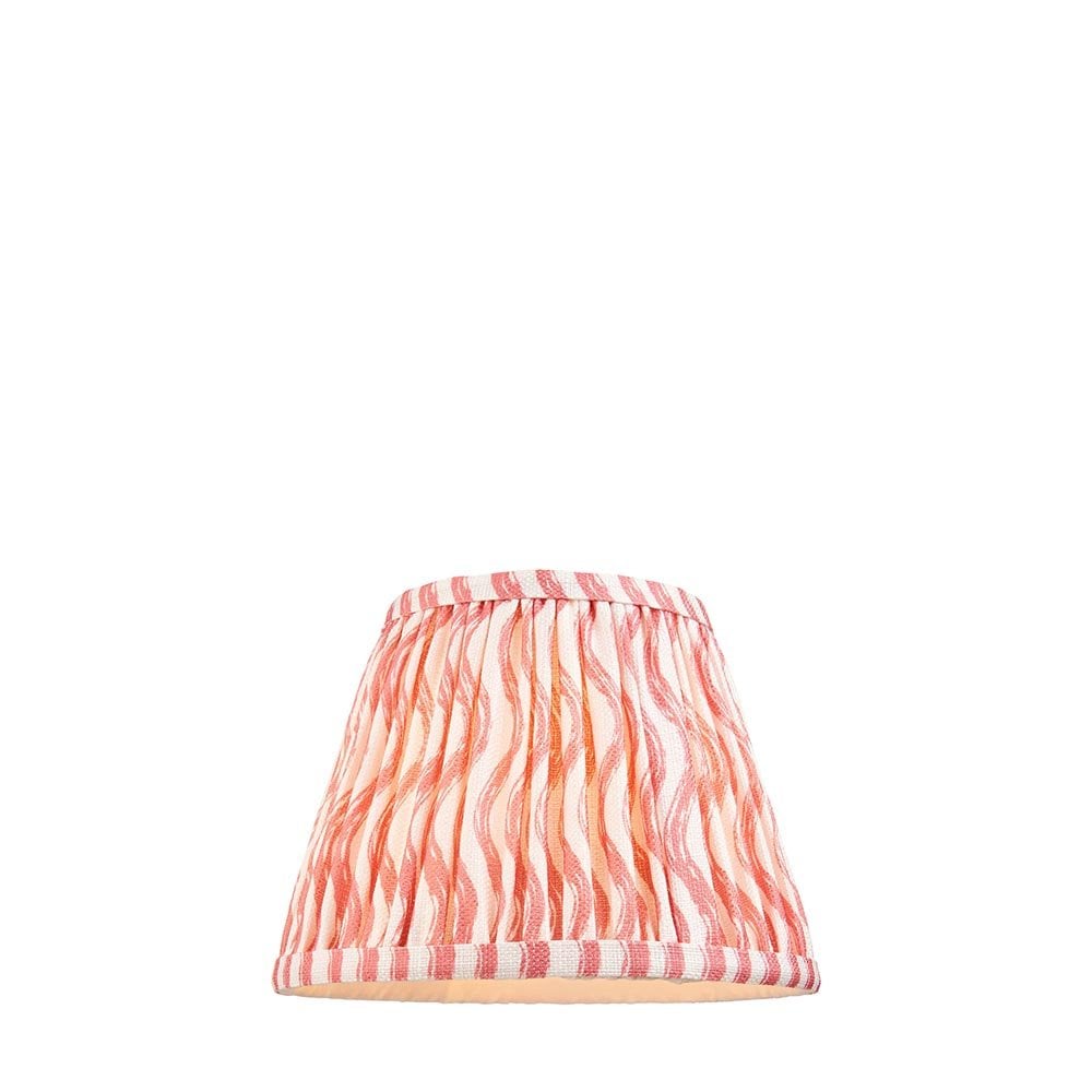 Ripple 200mm Coral Pink Tapered Shade