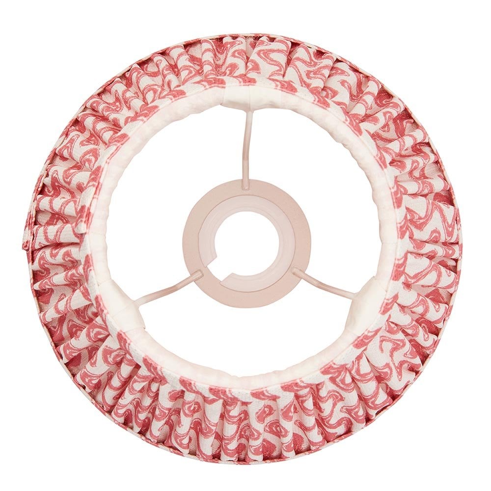 Ripple 200mm Coral Pink Tapered Shade