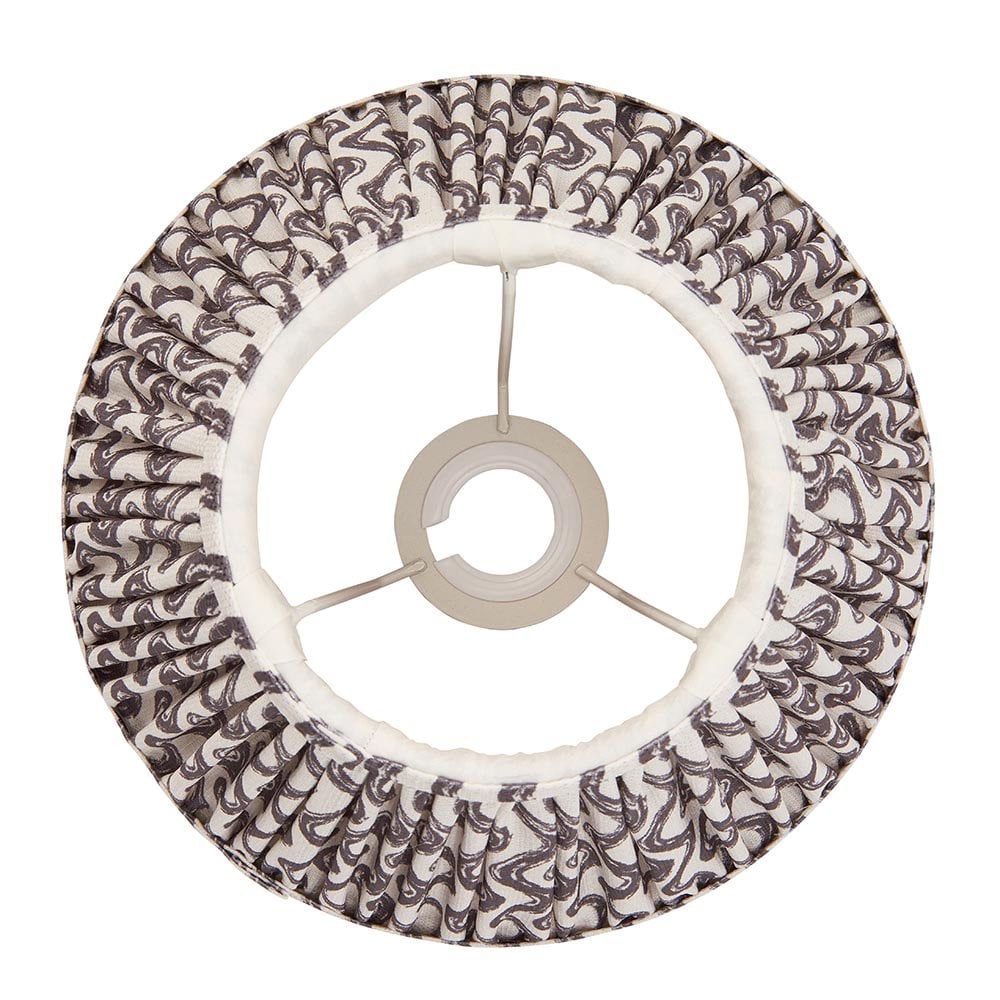 Ripple 250mm Pearl Grey Tapered Shade