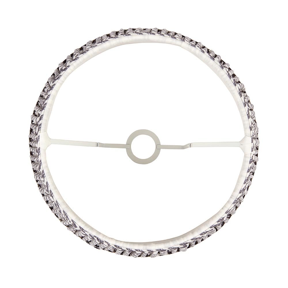 Ripple 400mm Pearl Grey Tapered Shade