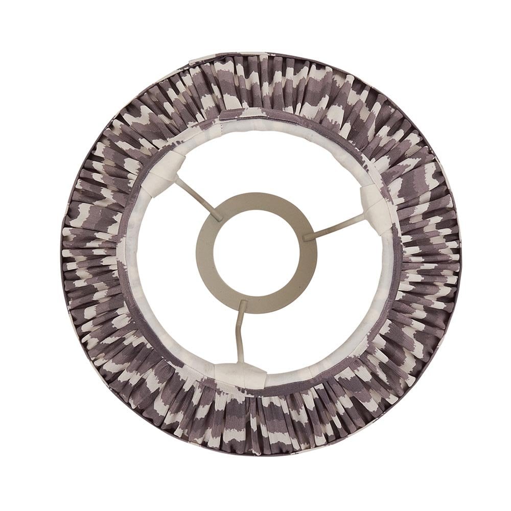 Zigzag 200mm Pearl Grey Tapered Shade