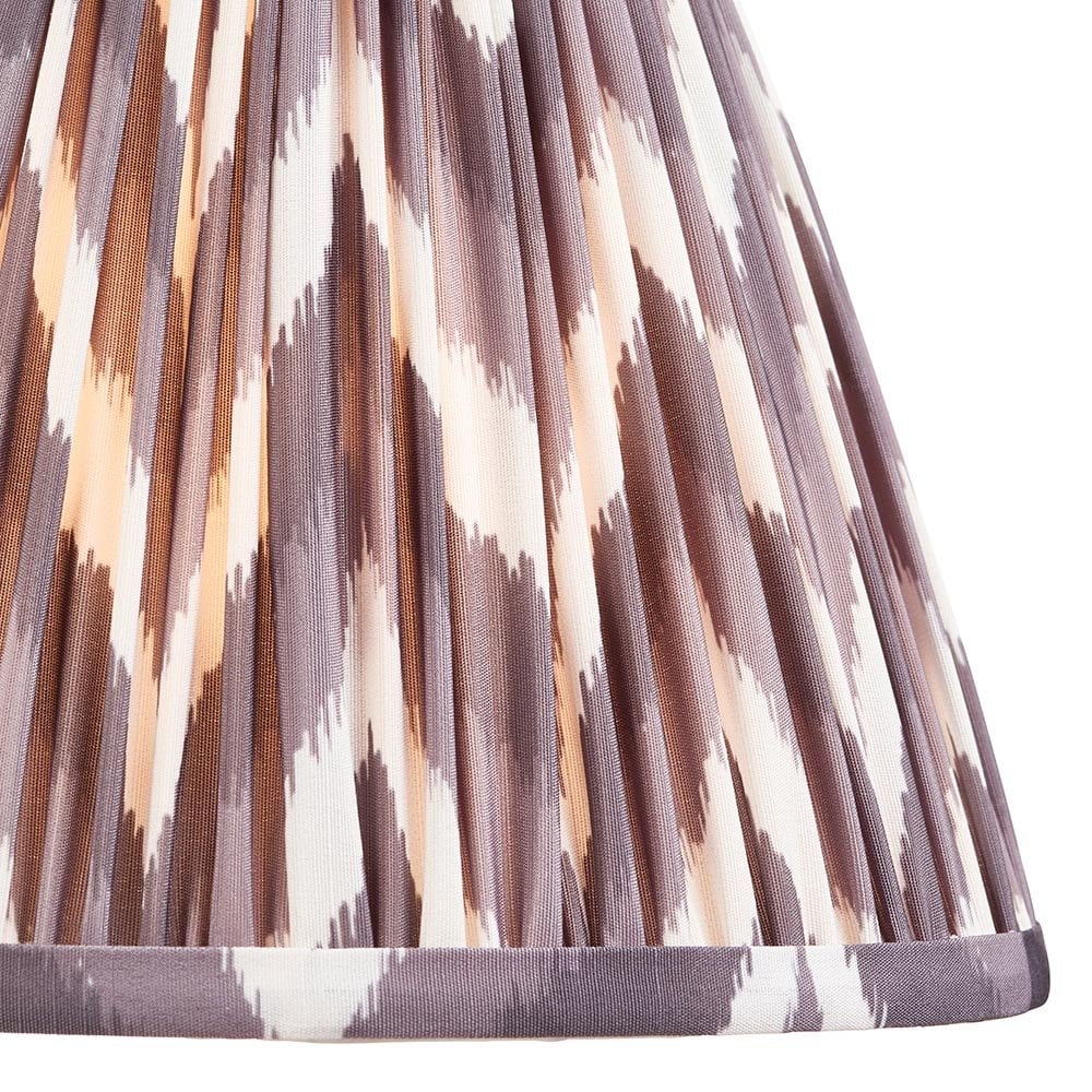 Zigzag 250mm Pearl Grey Tapered Shade