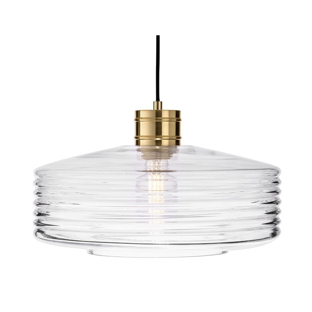 Porto Brushed Brass Single Pendant
